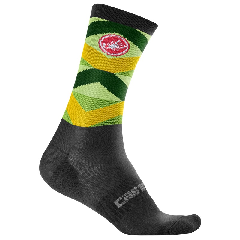 Castelli Fatto 12 socks - Black green