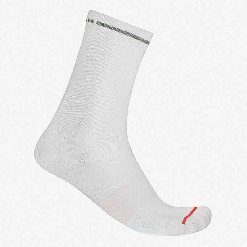 Castelli Premio Evo 18 socks - White