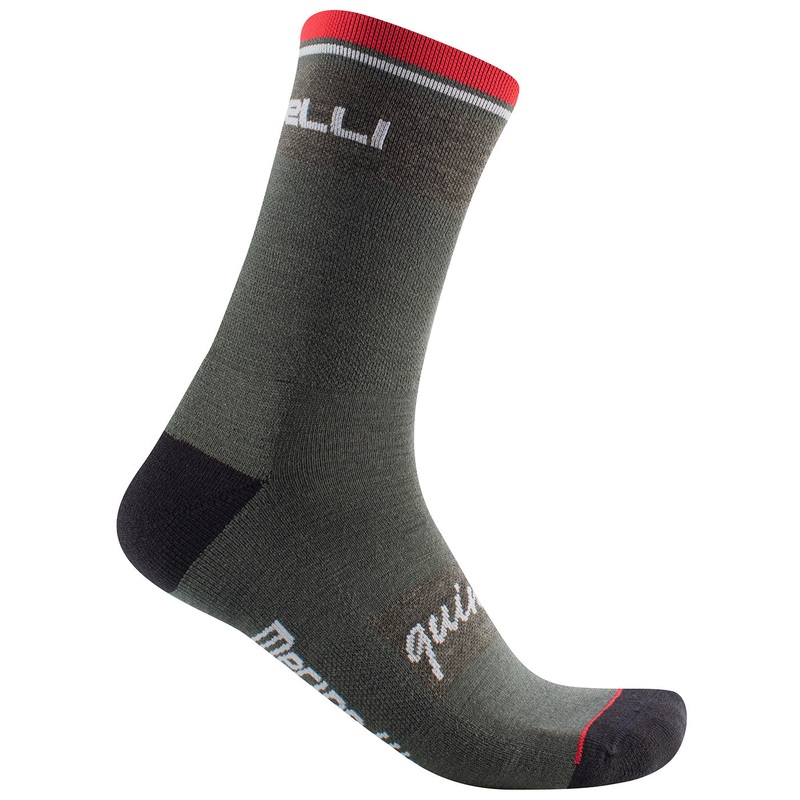 Castelli Quindici Soft Merino Socks - Dark green