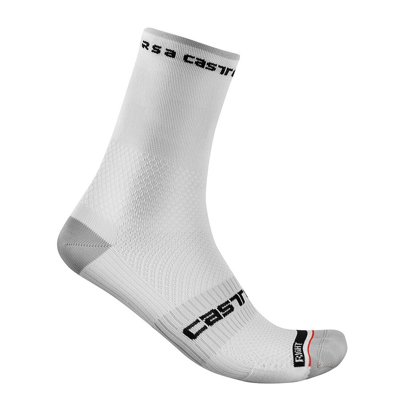 Castelli Rosso Corsa Pro 15 socks - White