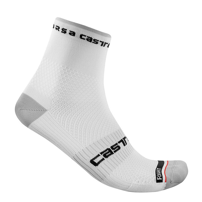 Castelli Rosso Corsa Pro 9 socks - White