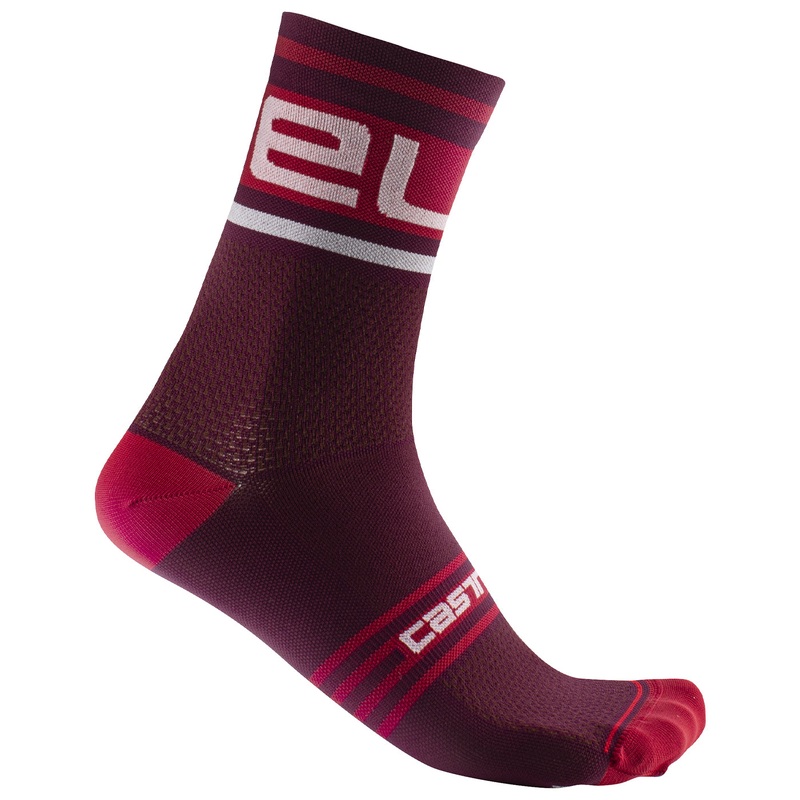 Socks Castelli Prologo 15 - Bordeaux
