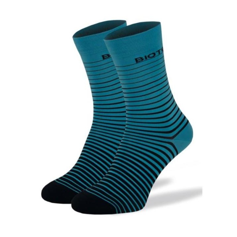Biotex Millerighe socks - Light blue
