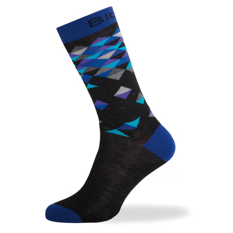 Biotex Multicolor Diamonds socks - Blue