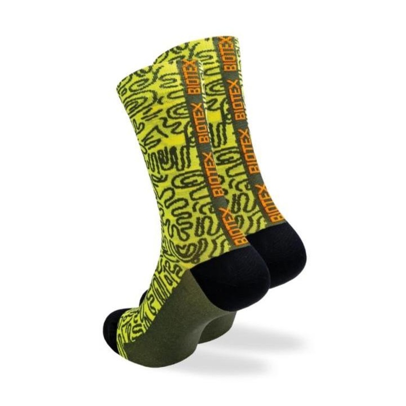 Biotex Pop socks - Yellow fluo