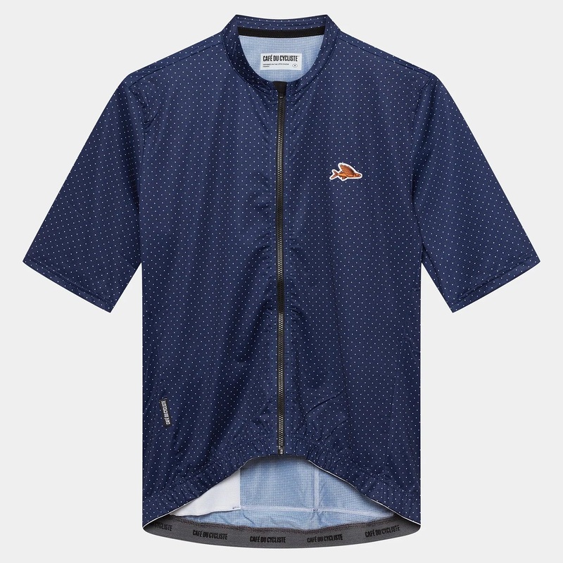 Cafe du Cycliste Fleurette jersey - Dark blue