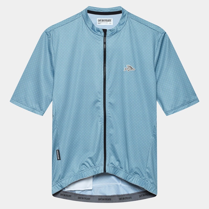 Cafe du Cycliste Fleurette jersey - Light blue