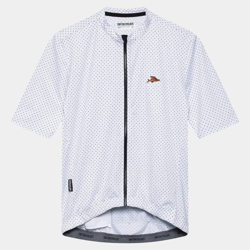 Cafe du Cycliste Fleurette jersey - White