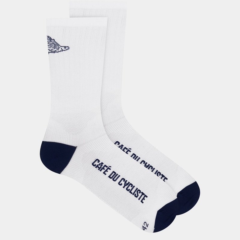 Cafe du Cycliste Gravel socks - White