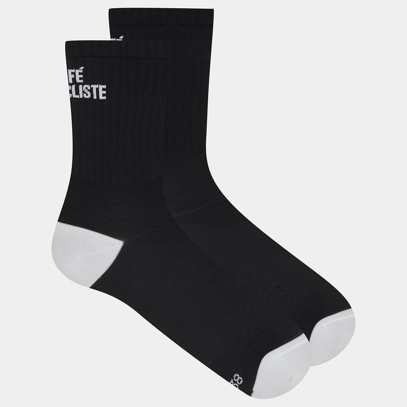 Cafe du Cycliste Solid socks - Black