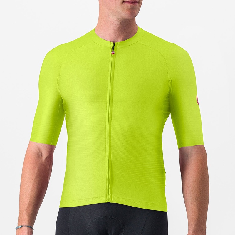 Castelli Aero Race 6.0 jersey - Green fluo