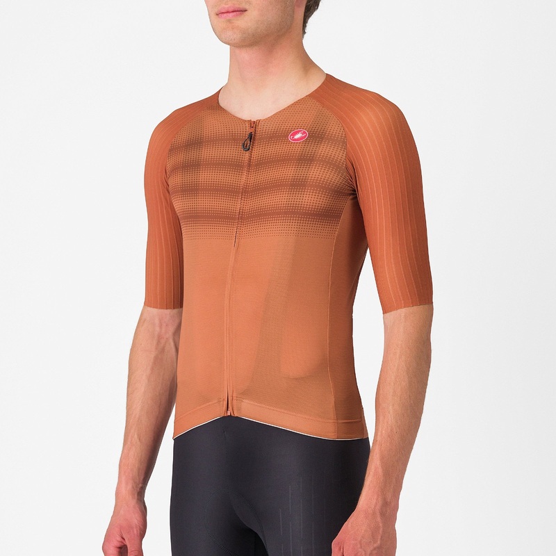 Castelli Aero Race 8S jersey - Brown