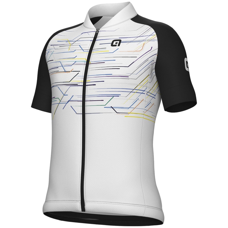 Ale Megabyte kid jersey - White