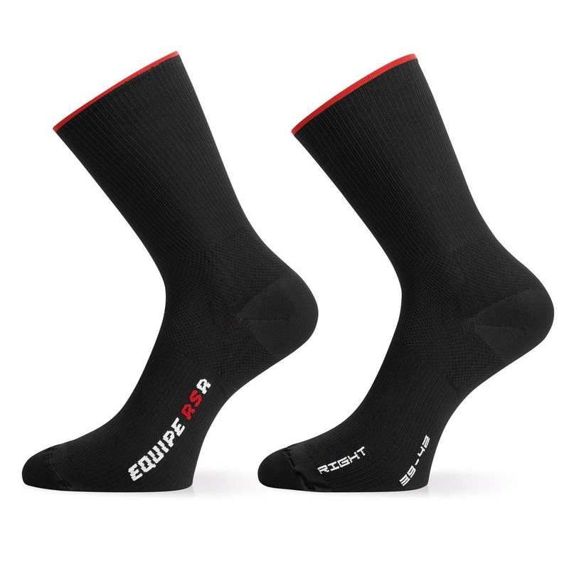 Assos RSR socks - Black red