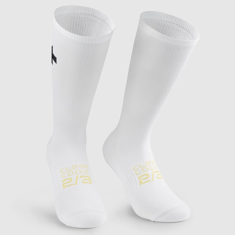 Assos Spring Fall P1 socks - White