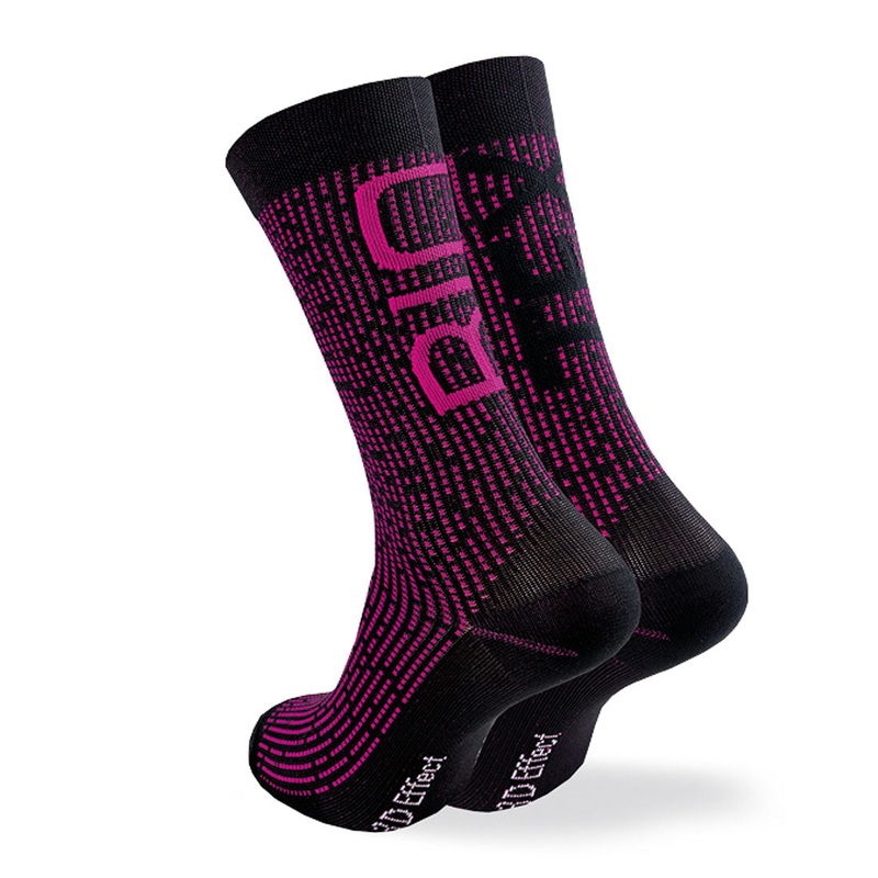 Biotex 3D Fresh socks - Black fuchsia