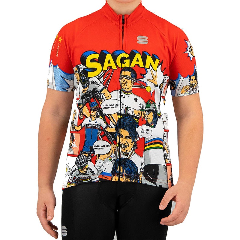 Sportful Super Peter kid jersey - Red