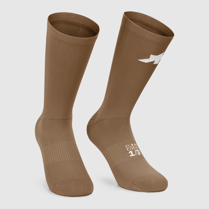 Assos Racing S11 socks - Dark beige