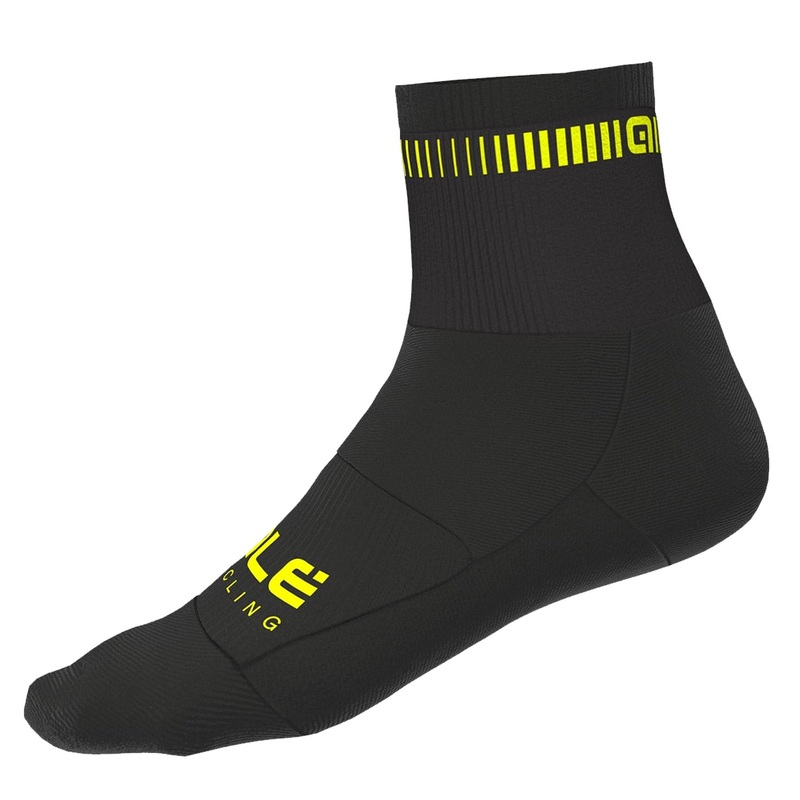 Ale Logo Q-skin socks - Black yellow