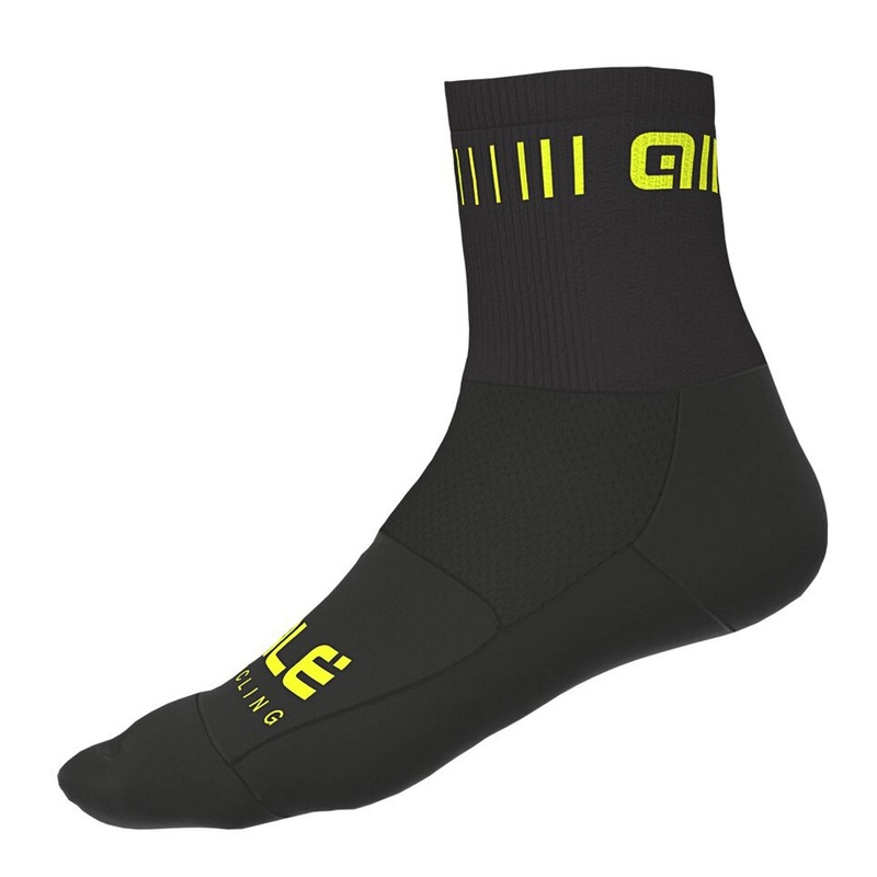 Ale Strada Q-skin socks - Black yellow