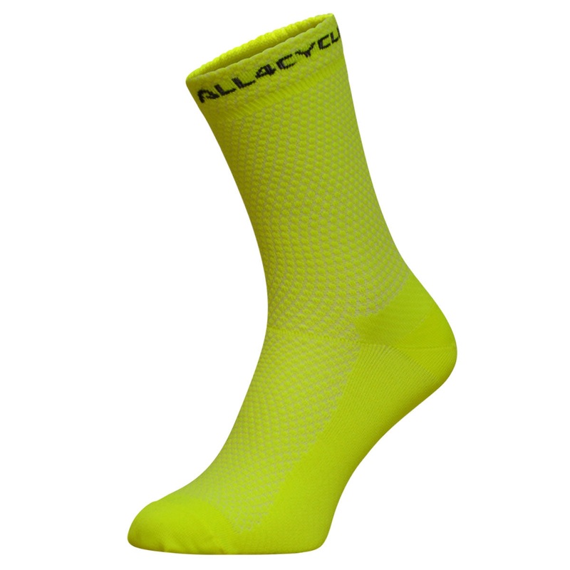Socks  15 cm - Yellow fluo