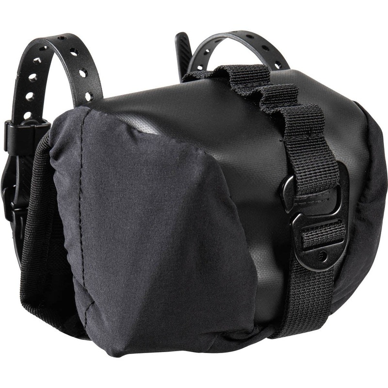 Topeak Gearpack horizontal tube bag (below) with straps