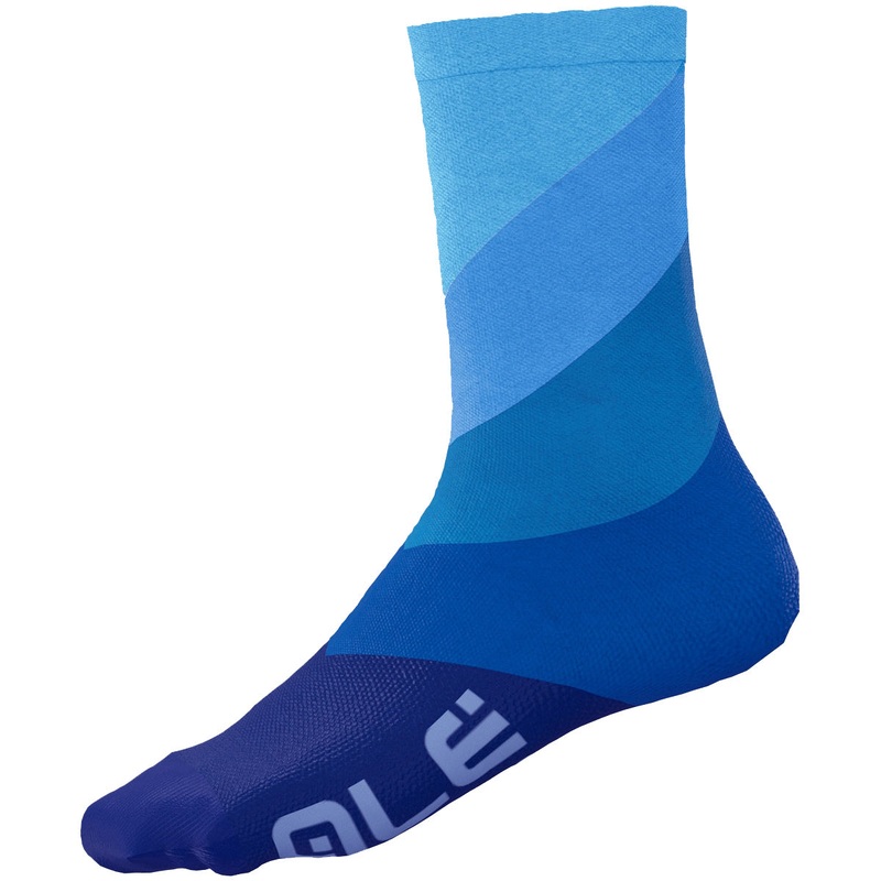 Ale Diagonal Digitopress socks - Blue