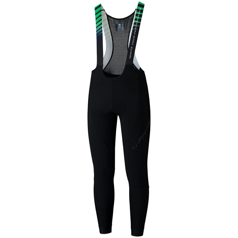 Shimano S-Phyre bibtight - Black green