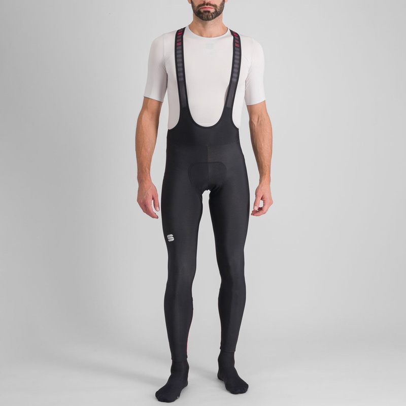 Sportful Classic bibtight - Black red
