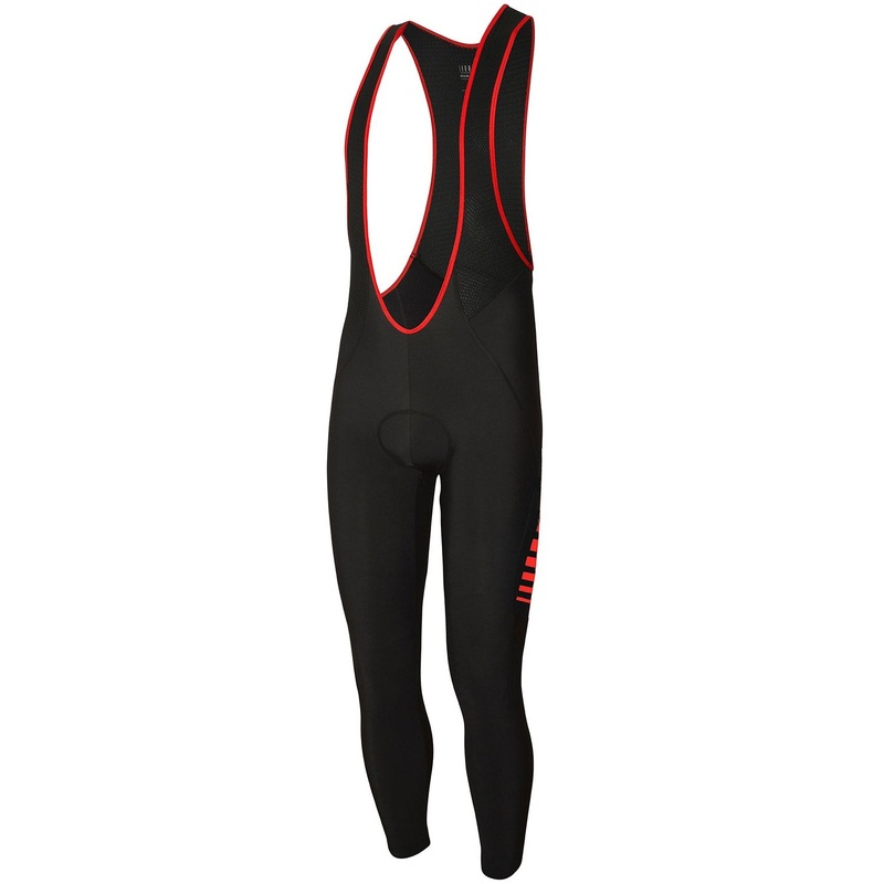 Rh+ Winter Bibtight - Black Red