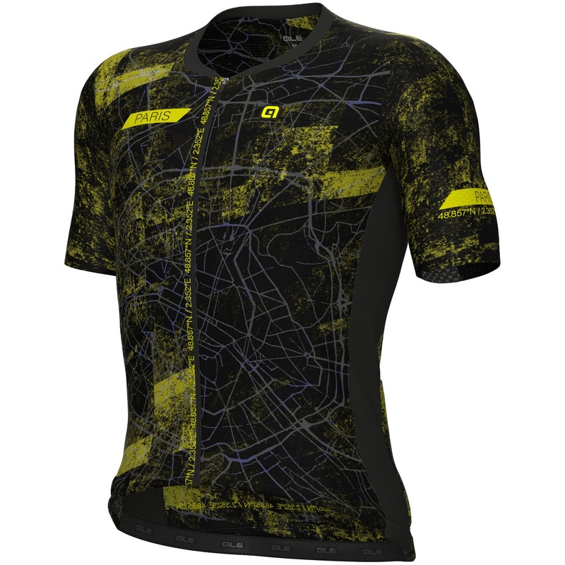 Ale PR-E Town jersey - Black yellow