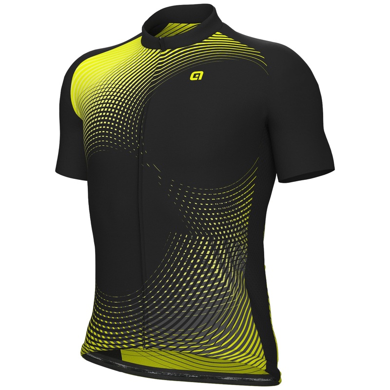 Ale Pragma Optical jersey - Yellow fluo
