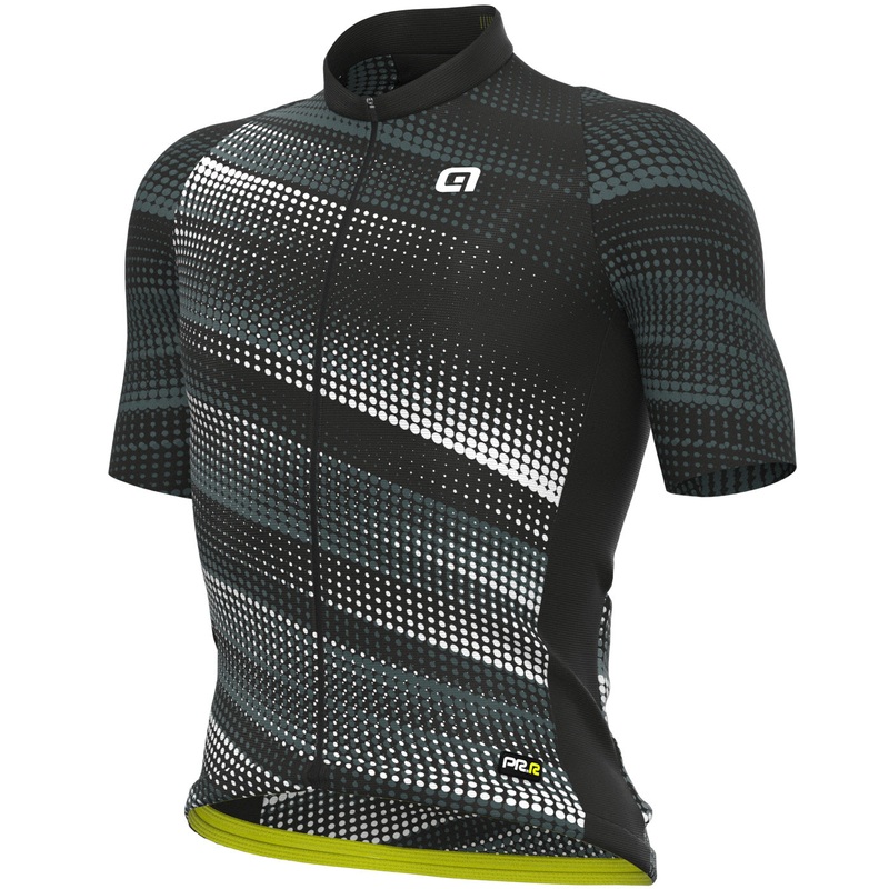 Ale PRR Green Speed jersey - Black