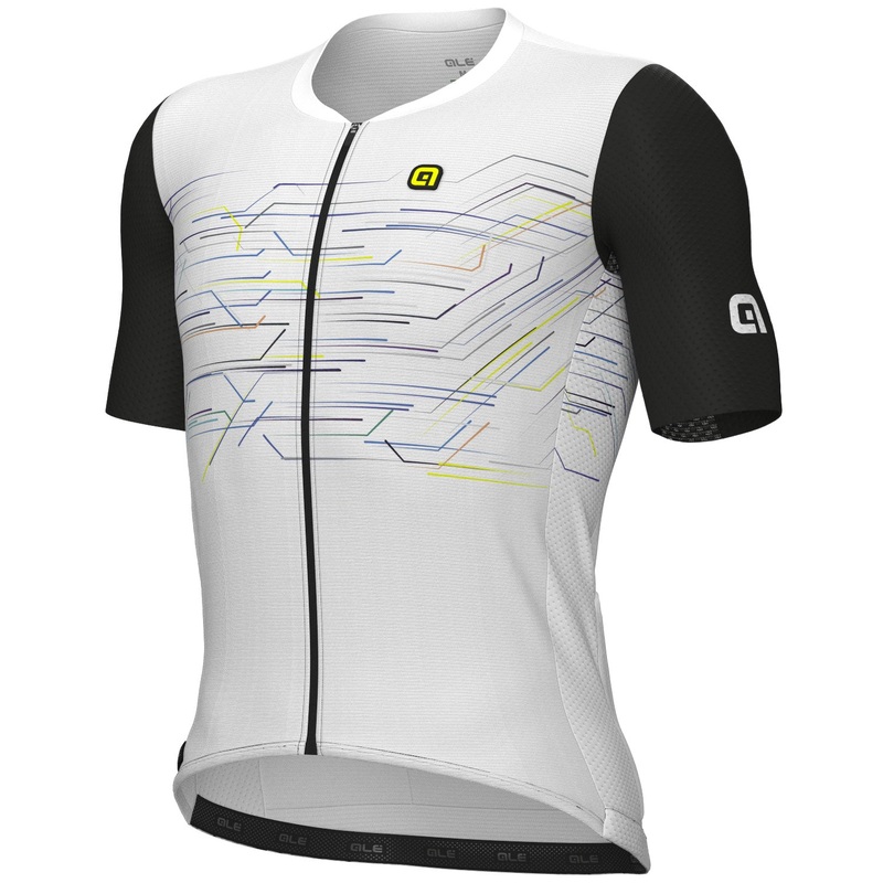 Ale PR-E Megabyte jersey - White