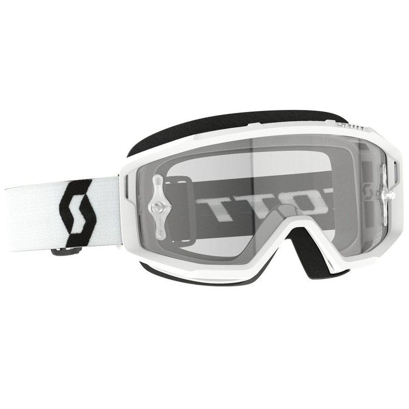 Scott Primal Clear mask - White