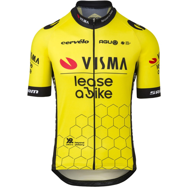 Agu Team Visma Lease jersey to bike 2024