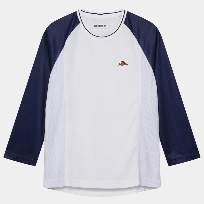 Cafe du Cycliste Barbara 3/4 jersey - Blue