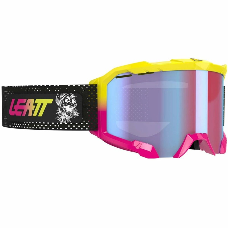 Leatt Velocity 4.0 Iris Mtb google - Yellow pink