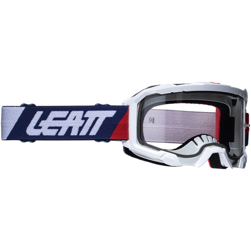 Leatt Velocity 4.5 google - White blue