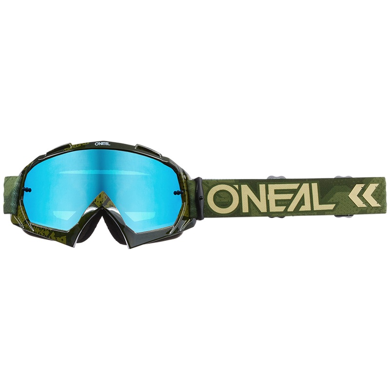 MTB O'neal B-10 Camo V.22 mask Green - Radium blue