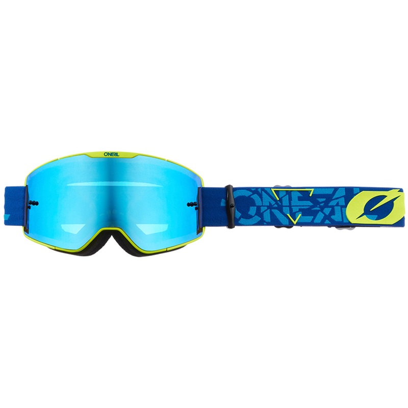 MTB O'neal B-20 Strain mask Yellow - Radium blue
