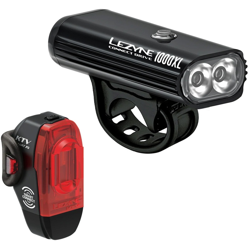 Lezyne KTV Connect Smart Pair lights - Black