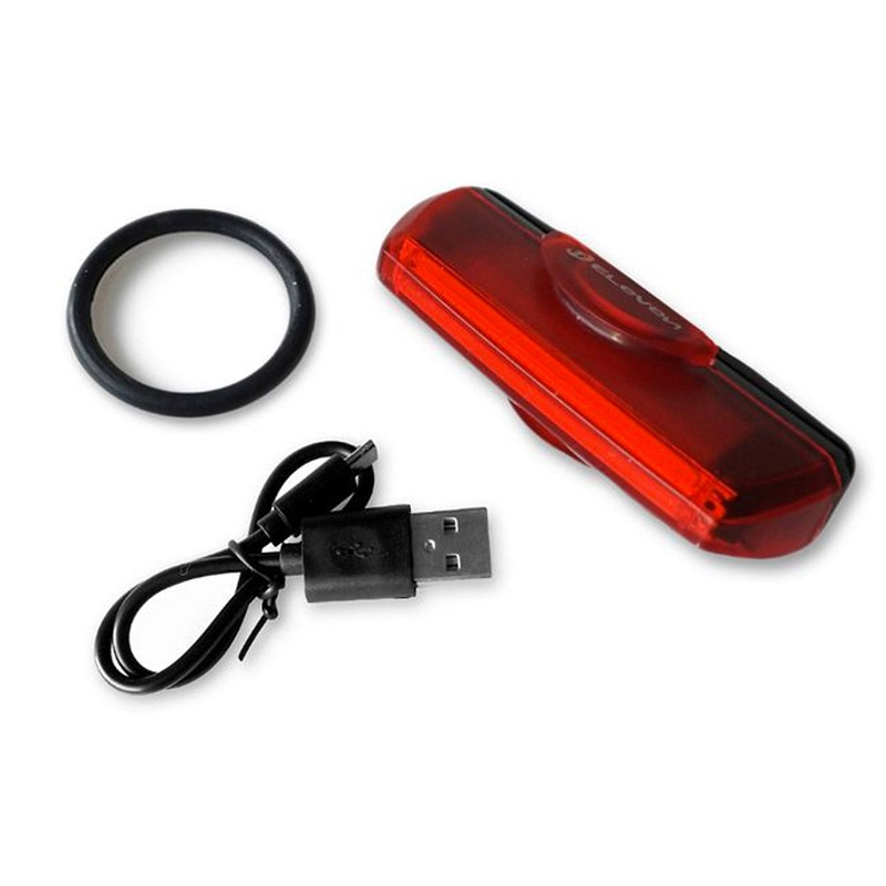 Eleven Rear Light rechargeable usb 16 LED - Red