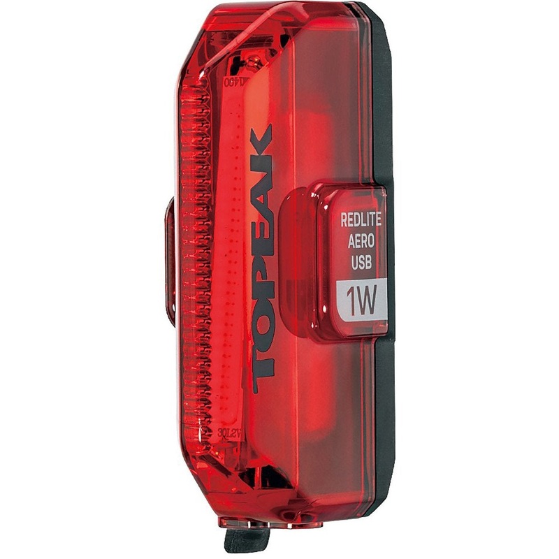 Topeak RedLite Aero USB 1W cob red led tail light