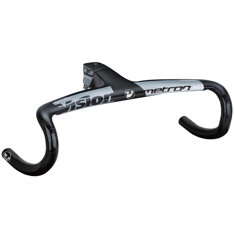 Integrated handlebar Vision Metron 5D ACR 400 mm - Black Grey