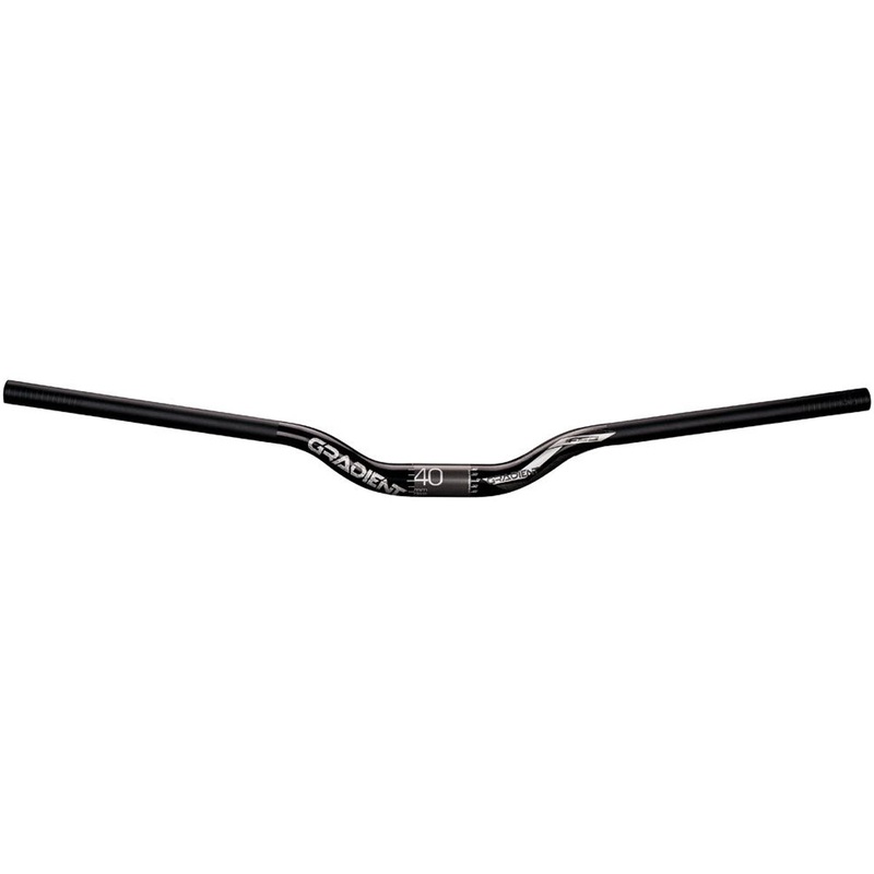 Gradient alloy riser handlebar - Black