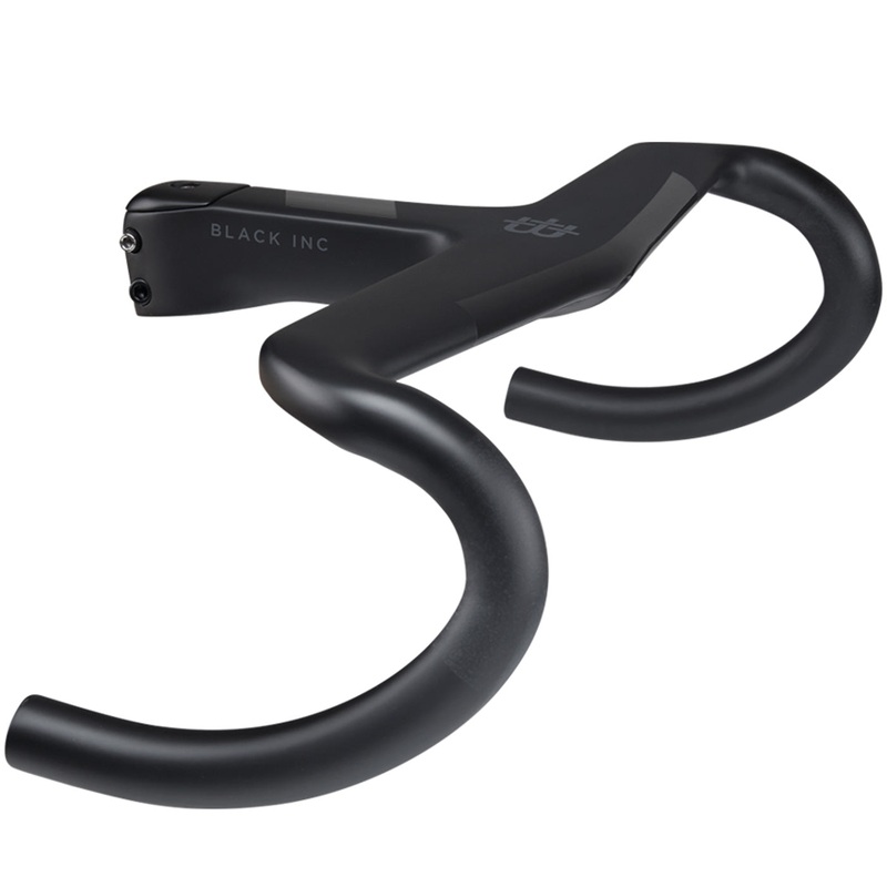 Black Inc Carbon 380mm Handlebar Aero Bend - Black