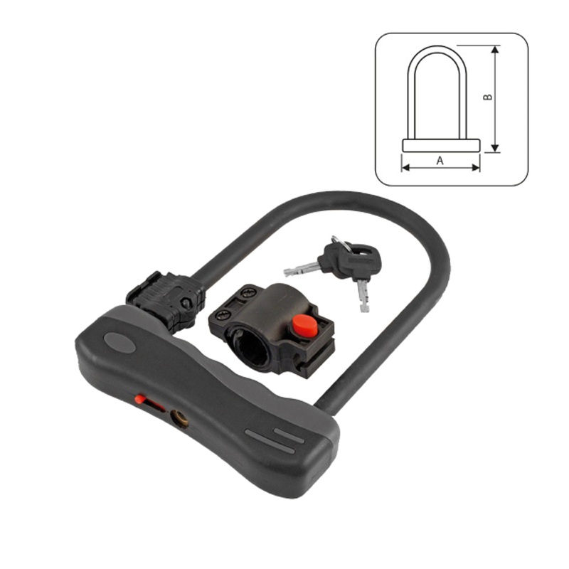 Wag U-LOCK 12 Large Lock - Black