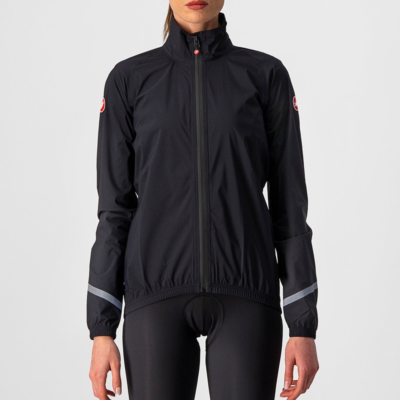 Castelli Emergency 2 Rain woman jacket - Black