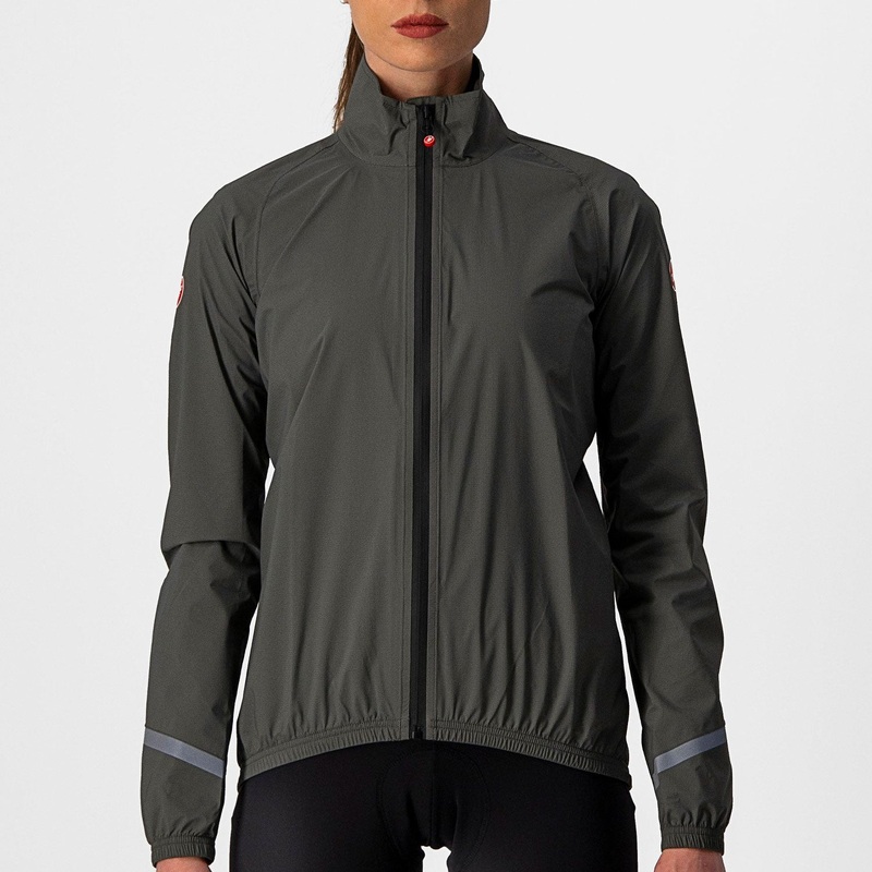 Castelli Emergency 2 Rain woman jacket - Green